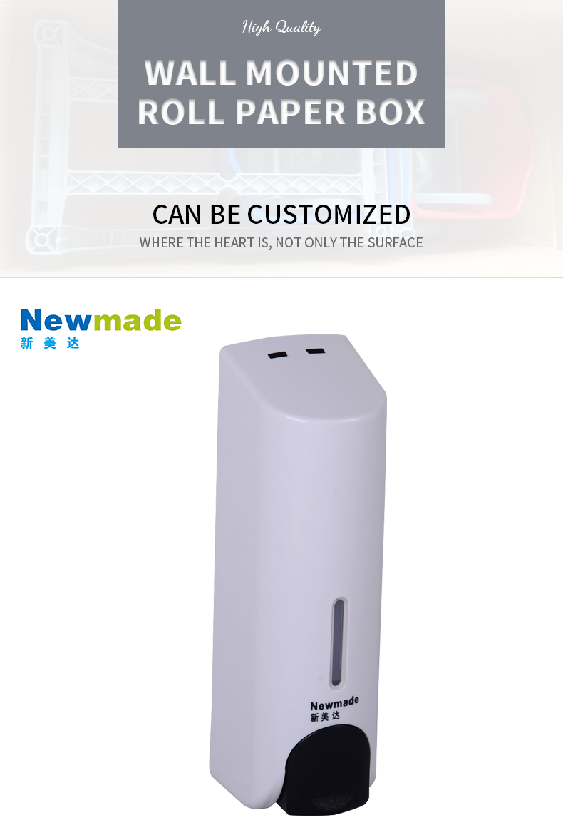 Factory Direclty Manual Hanging Shampoo Double Gel Soap Liquid Dispenser