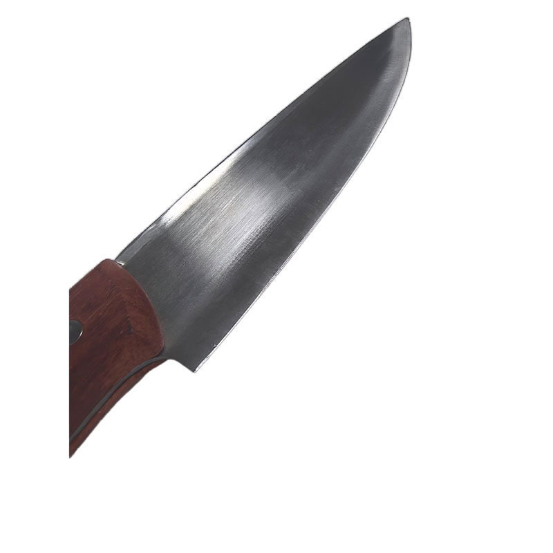 Премиальный кухонный нож 32 см, сталь, деревянная ручка