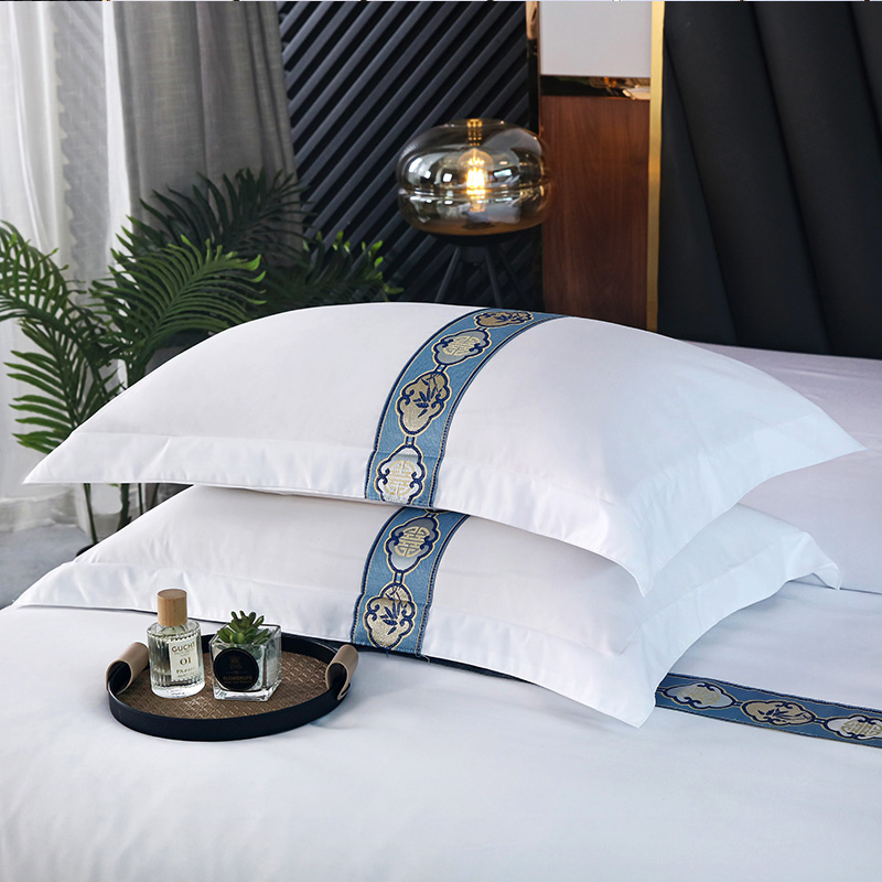 Duvet Cover Home Bed Linen Comforter Sets White Cotton Bedding Set for Hotel
