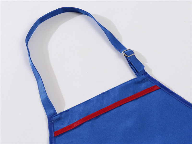 Csjd-Cfwq10#200g Polyester Household Kitchen Waterproof and Oil-Proof One-Shoulder Halter Apron