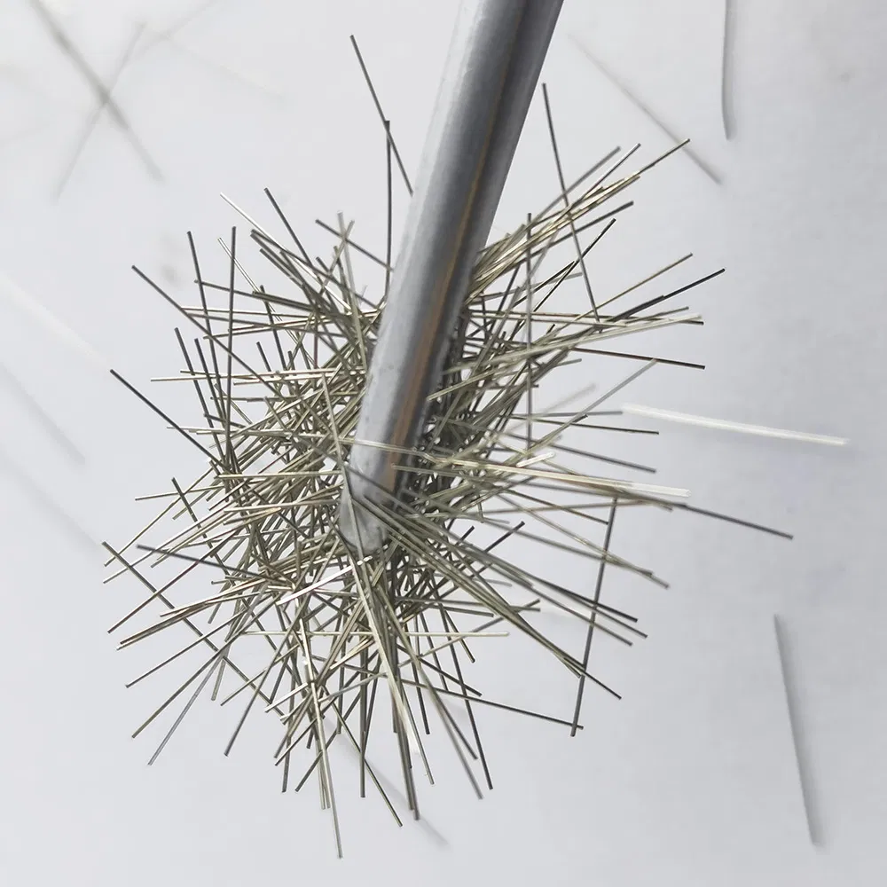 304 Grade Stainless Steel Straight Fiber High Strength for Exterior Wall Engineering