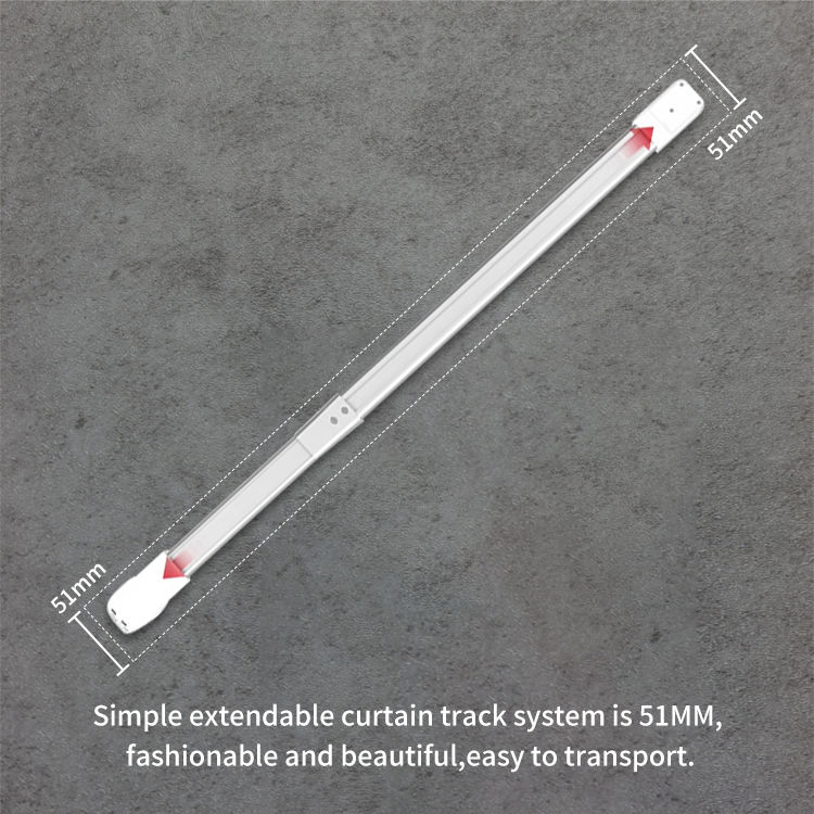 Manufacturer Ceiling Smart System Retractable Motorized Curtainrail Track