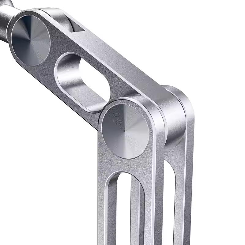 Aluminum Alloy Mobile Phone Stand Holder with Rotatable Stand and Adjustable Arms for Desktop Phones Phone Holder Stand