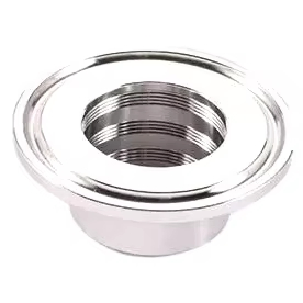 SS304 SS316L Stainless Steel Recessless Expanding Ferrule Sanitary Food Grade Clamp Ferrule Nipple 1"-4" Tri Clamp Smooth