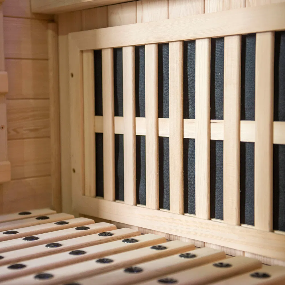 Инфракрасная сауна на 3 персоны из массива хемлока