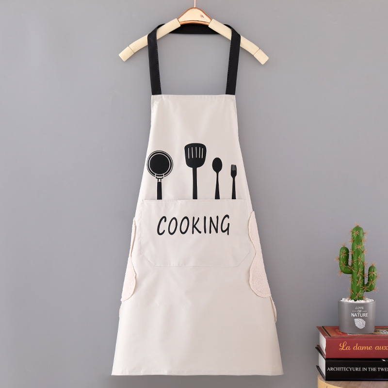 Factory Customize Printed Restaurant Kitchen Colorful Apron with Pocket