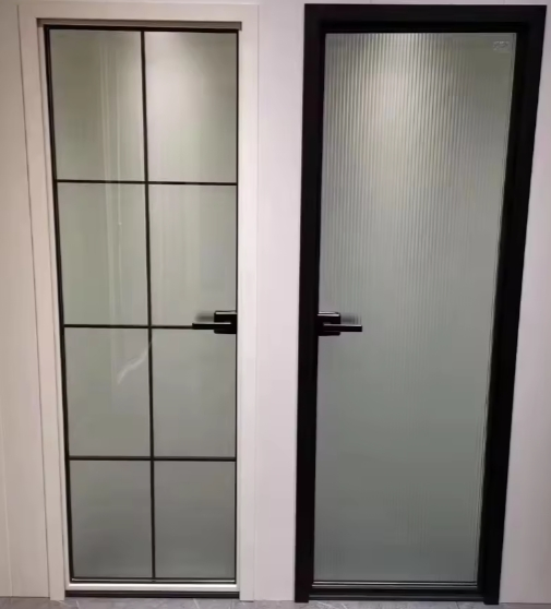 Modern Waterproof Sound Insulation Interior Glass Door for Kitchen/Bathroom with Finished Surface
