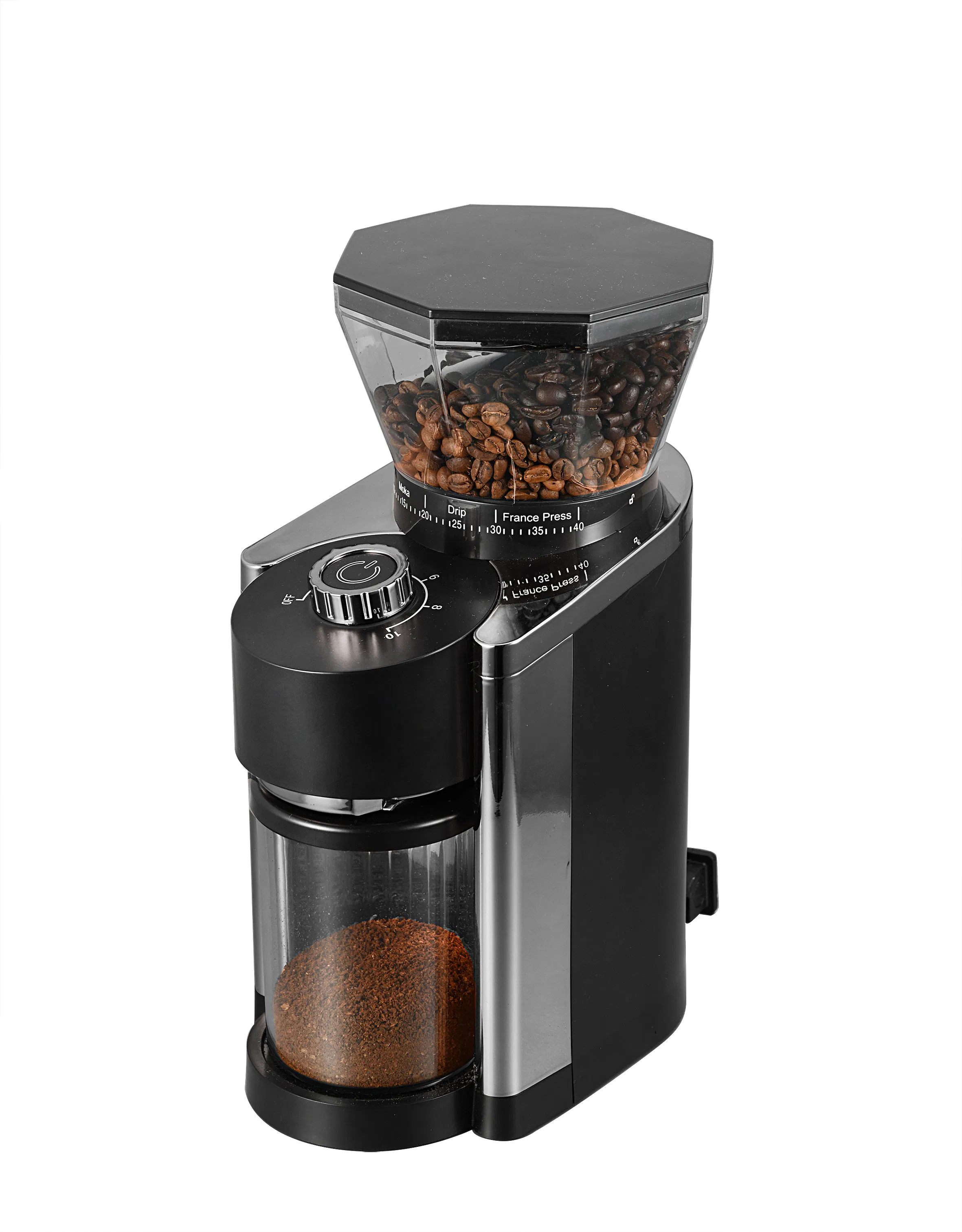 Home Stainless Steel Burr Portable Electric Conical Coffee Bean Grinder Espresso Grinder