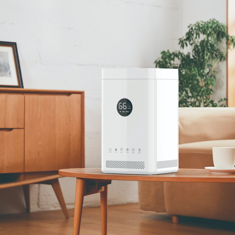 Bjs-30A LCD Display Air Ionizer Control Humidifier with Silent Mode