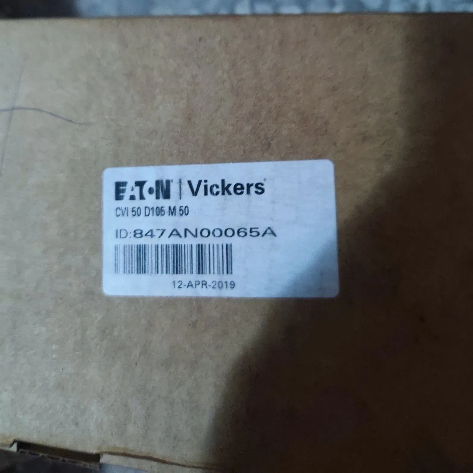 Vickers 847an00065A Slip-in Cartridge Valve Cvi-50-D105-M-50