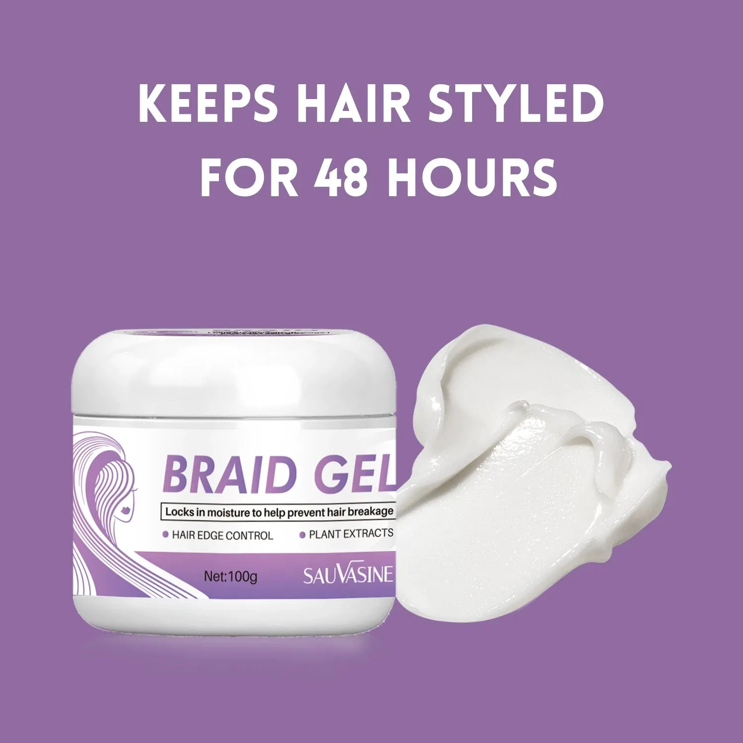 Hot Selling Hair Gel for Braiding Curly Hair Gel Wholesale for African