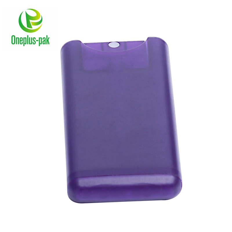 New Design Factory Price Single 20ml Pocket Plastic Perfume Spray Bottle