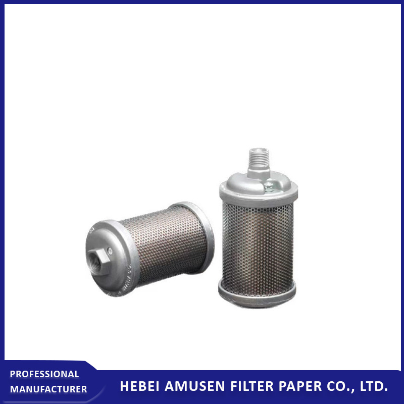 Глушитель выхлопа воздуха для компрессора и насосов