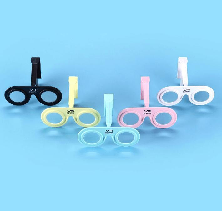 Factory Folding Mini 3D Custom Logo Cardboard Vr Glasses for Movie Video