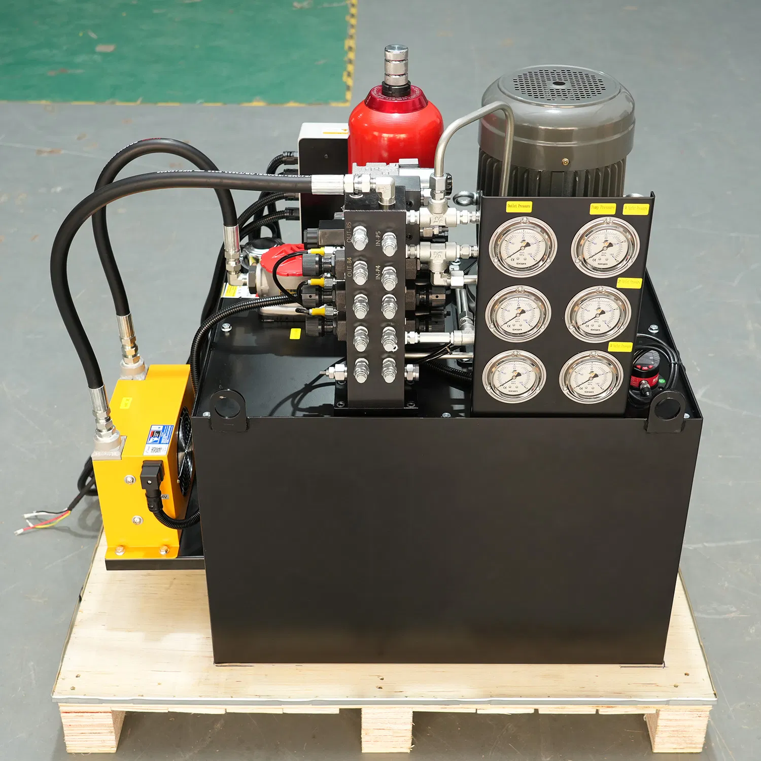 Precision Hydraulic Fluid Control System for Optimal Pressure Management