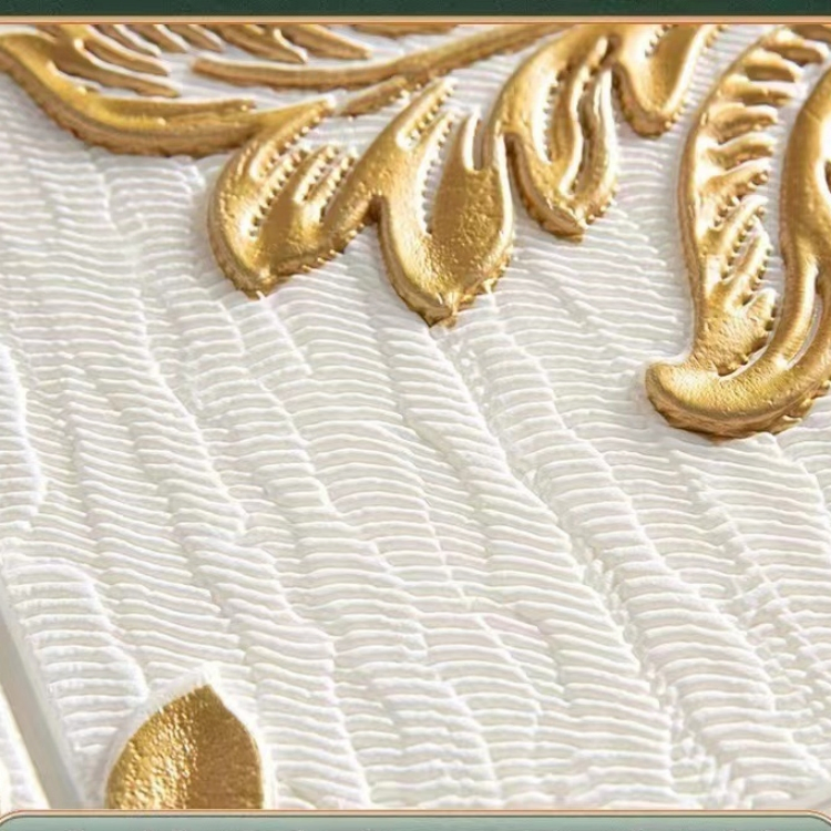 3D Three-Dimensional Wall Stickers Embossed Embossed Wallpaper Waterproof and Moisture-Proof Bedroom Living Room Background Wall Stickers