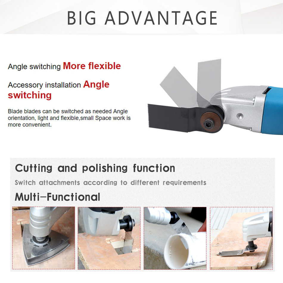 180W Power Tools Oscillating Multi-Tool Kit (MFT017)