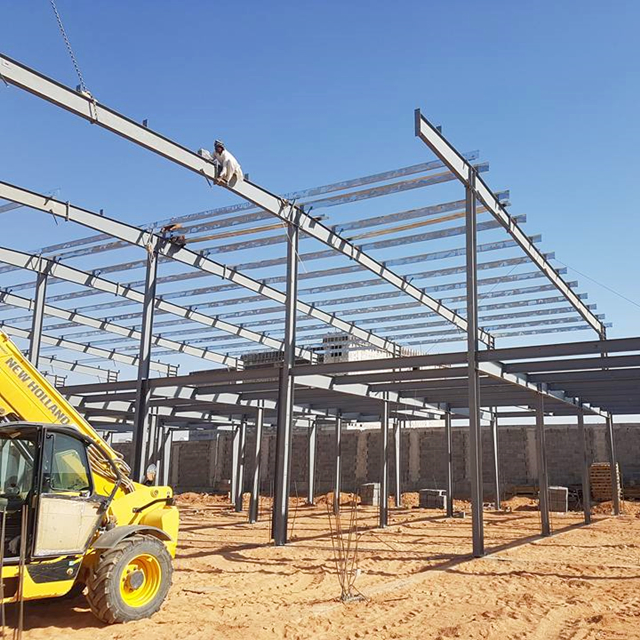 Professional Prefab/Prefabricated Steel Structure Workshop Building Manufacture Metal Sheet Roof Panel Frame Airplane Aircraft Warehouse Hangar with Large Span