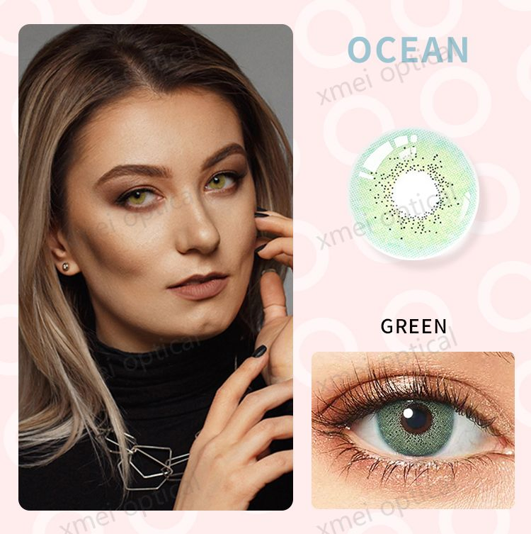 Factory Price 2PCS/Pair Soft Contact Lens Beauty Contact Lenses Eye Cosmetic Color Lens Eyes
