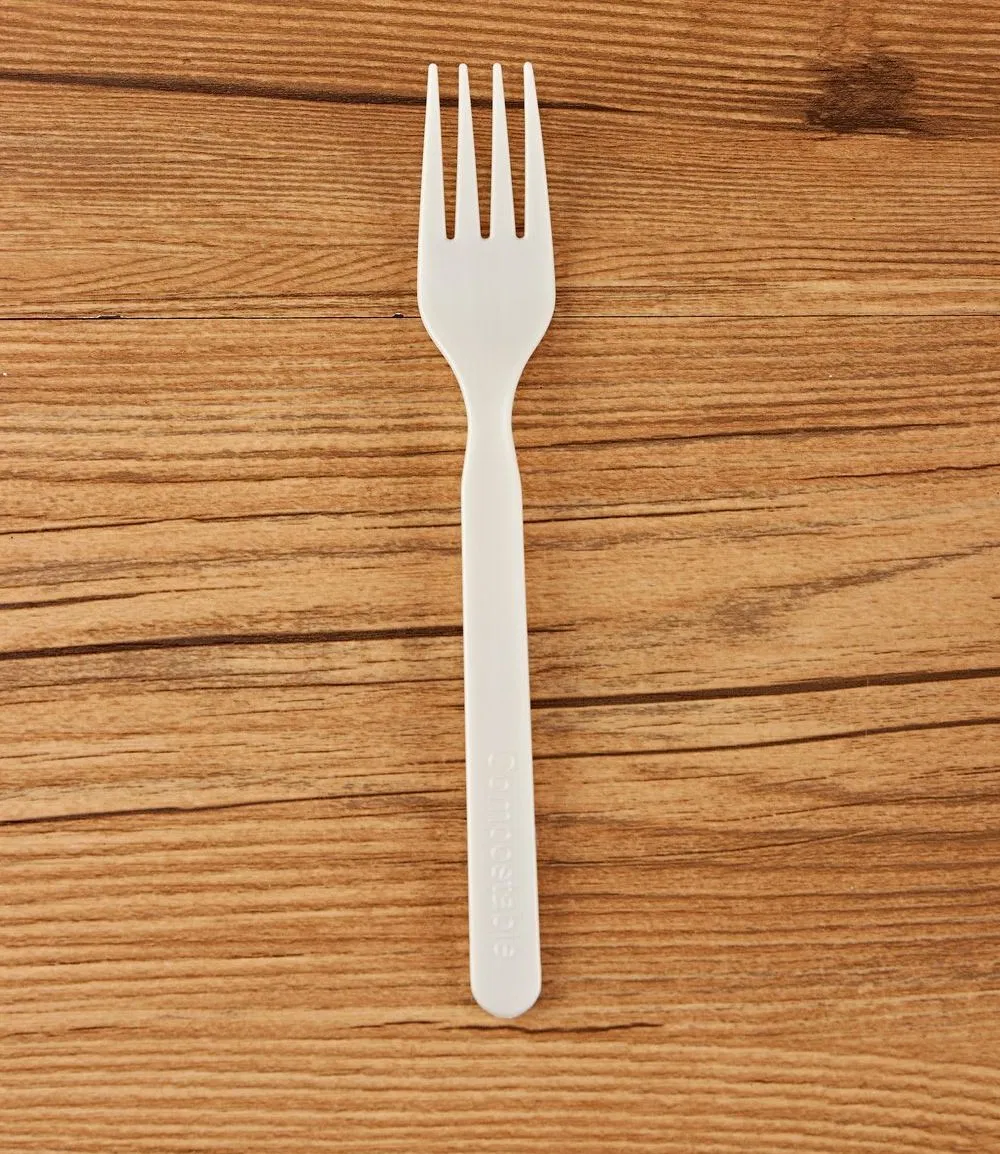 Good Quality Cpla Disposable Takeaway Eco-Friendly Biodegradable Utensils Spoon and Fork