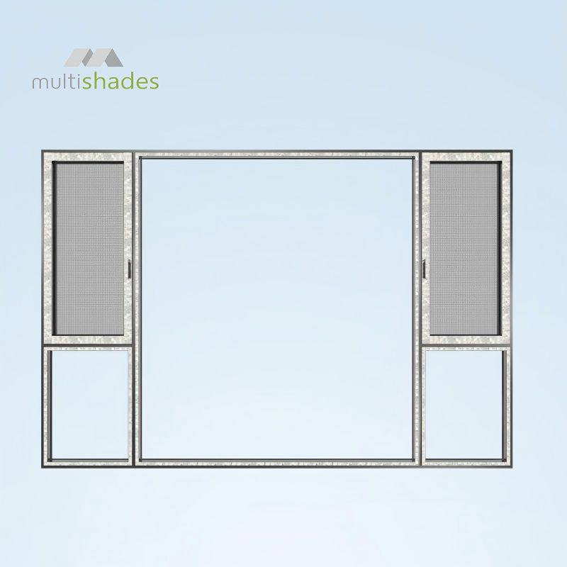 Алюминиевые окна Multishades с энергосберегающим стеклом