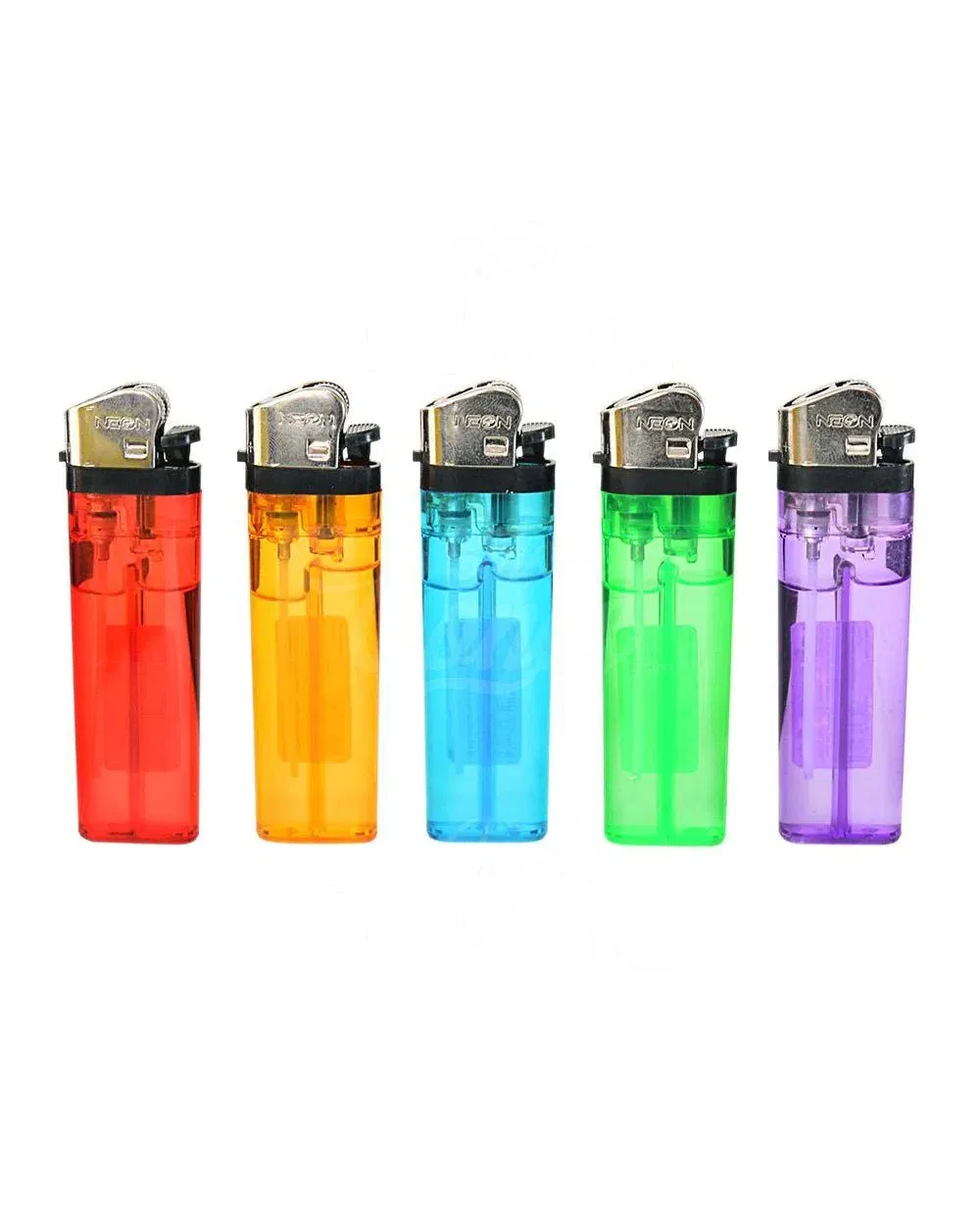 USA Stock Neon Retail Display Lighters 50/Box Disposable Lighter at Cheap Price