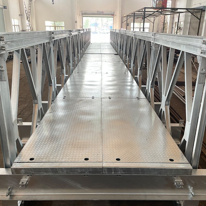 Bridge Steel Structure Bailey Type Movable Bridge Is Hot Selling