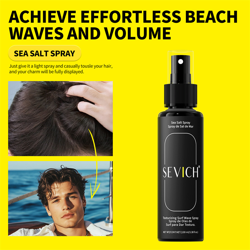 Sea Salt Spray Custom Logo Wholesale Men Hair Styling Products Wave Texture Seasalt Spray