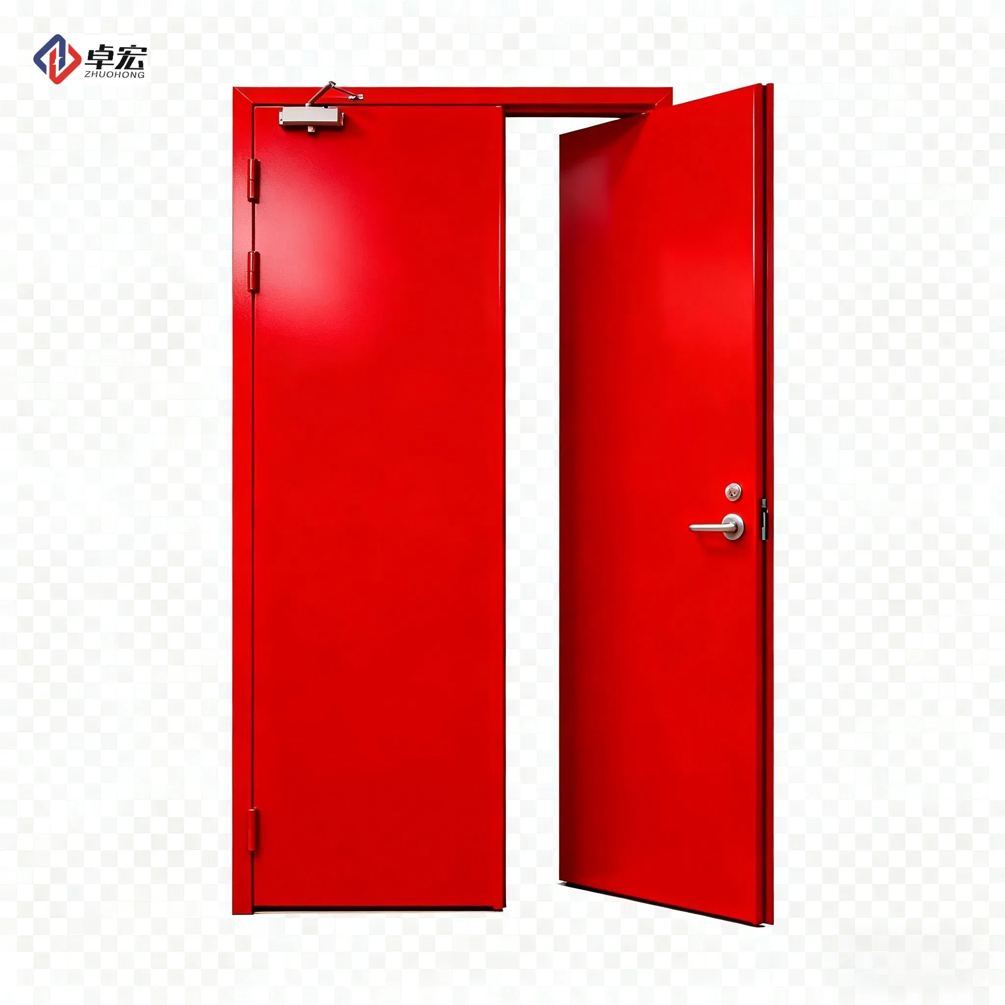 The Detachable Hollow Metal Frame Steel Fire Door Is Easy to Install Quickly.