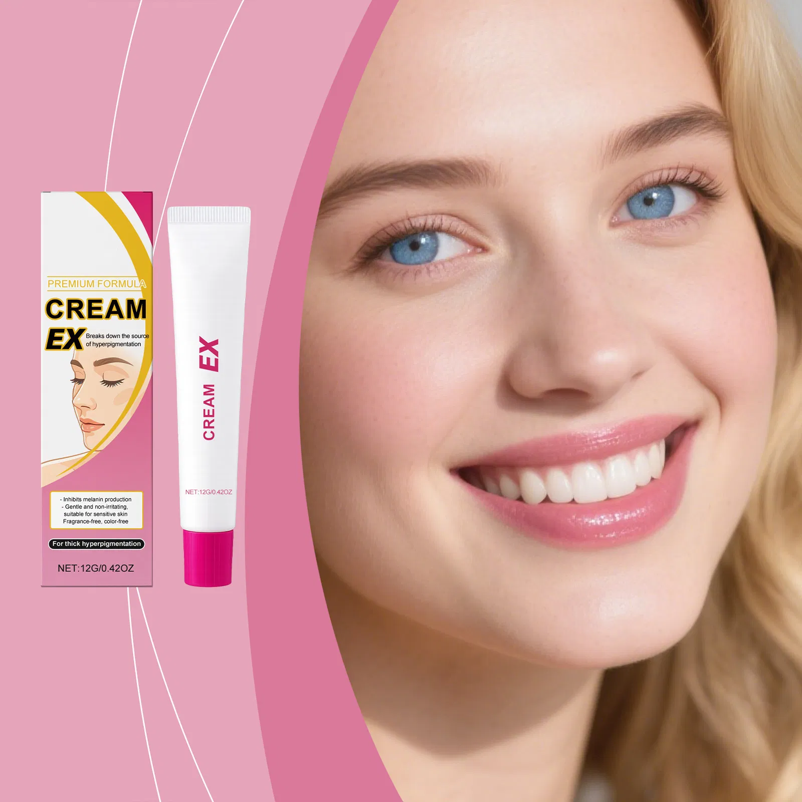 Low MOQ Private Label Moisturizer Dark Spot Lightening Anti-Wrinkle Copper Peptide Face Cream