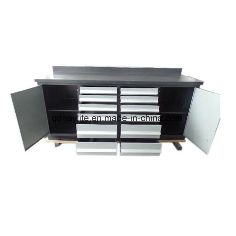 Top Quality 12 Drawers Metal Tool Garage Cabinet with 2 Doors