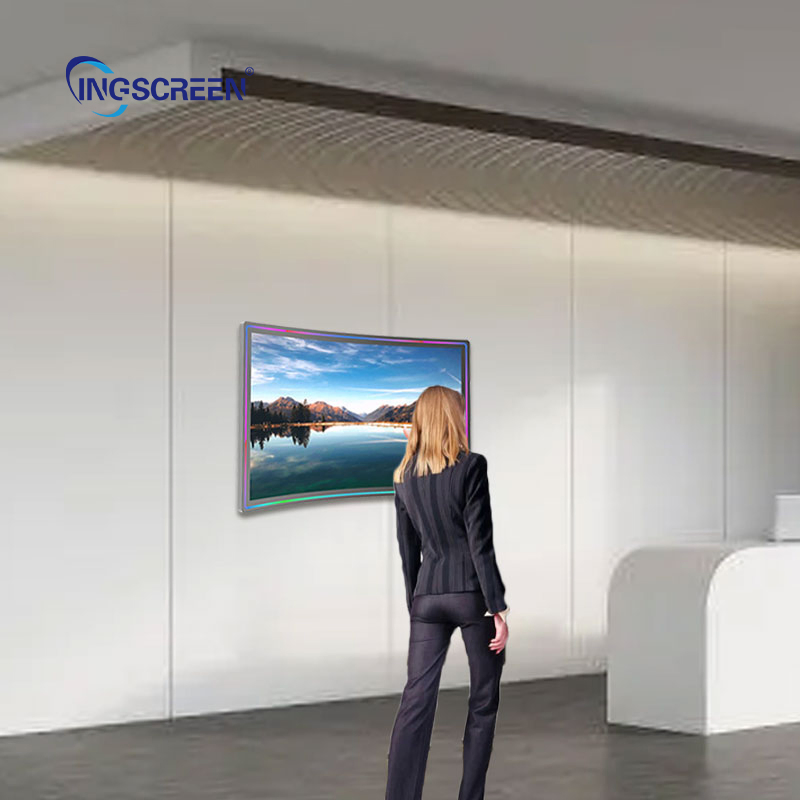 Ingscreen 1920*1080P C Curved Screen LCD Monitor Digital Signage