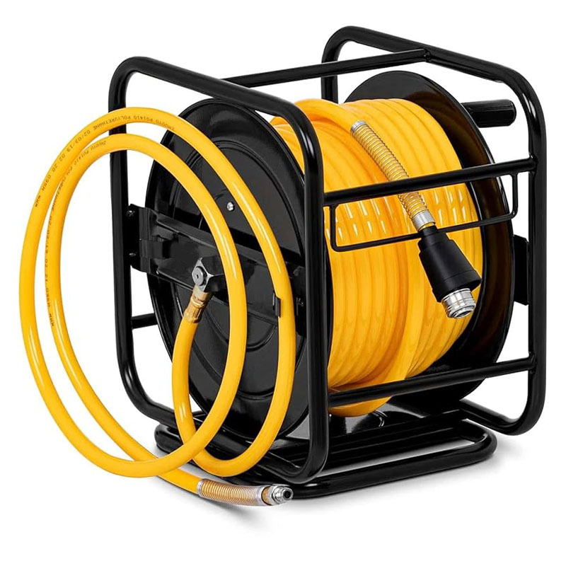 Steel Housing Manual Swivel Compressed Air Hose Reel
