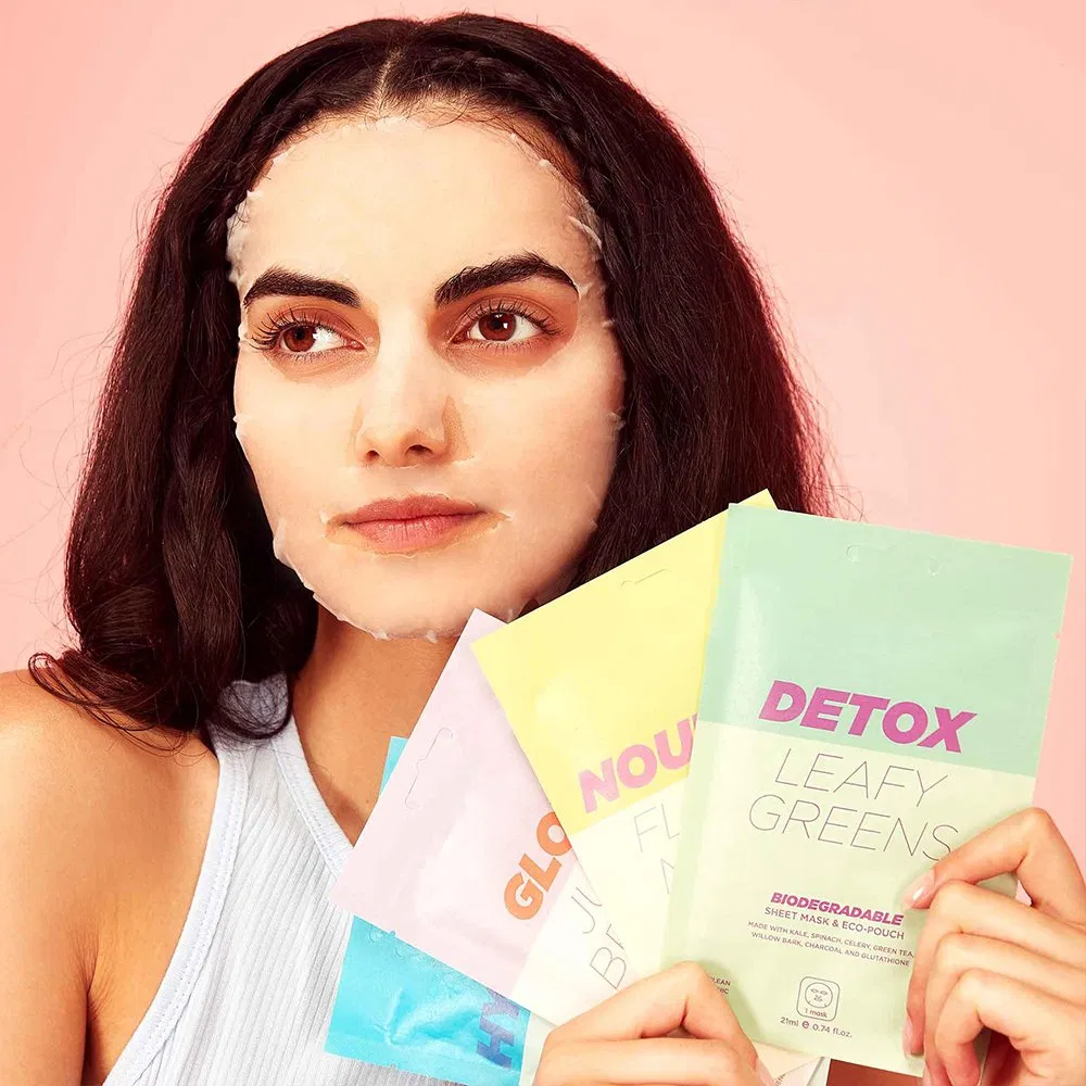 Wholesale Natural Vegan Korean Jelly Facial Mask Brightening Whitening Moisturizing Watermelon Hydrating Face Mask