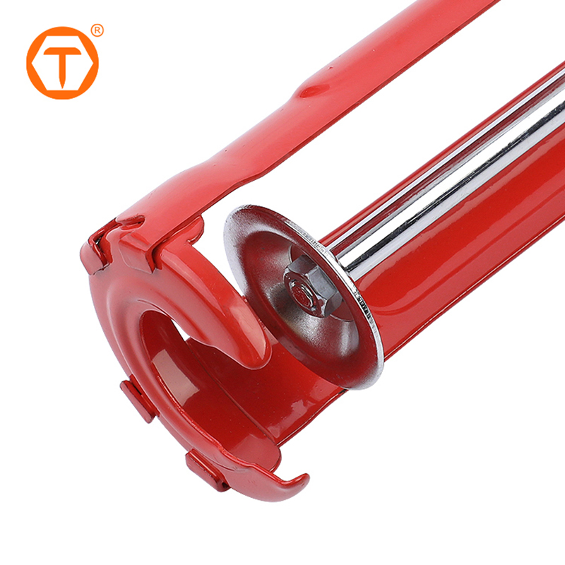 OEM 9 Inch Heavy Duty Silicone Sealant Aluminum Single Handle 380ml Caulking Gun