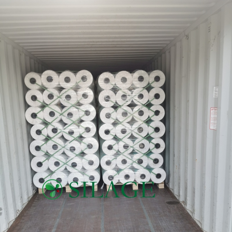 1.23*3000m Quality White Color Bale Wrap Net for Canada