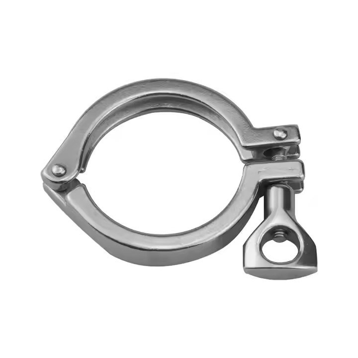 China 304 316L Stainless Steel Clamp Sanitary Hygienic Single Pin Clamp