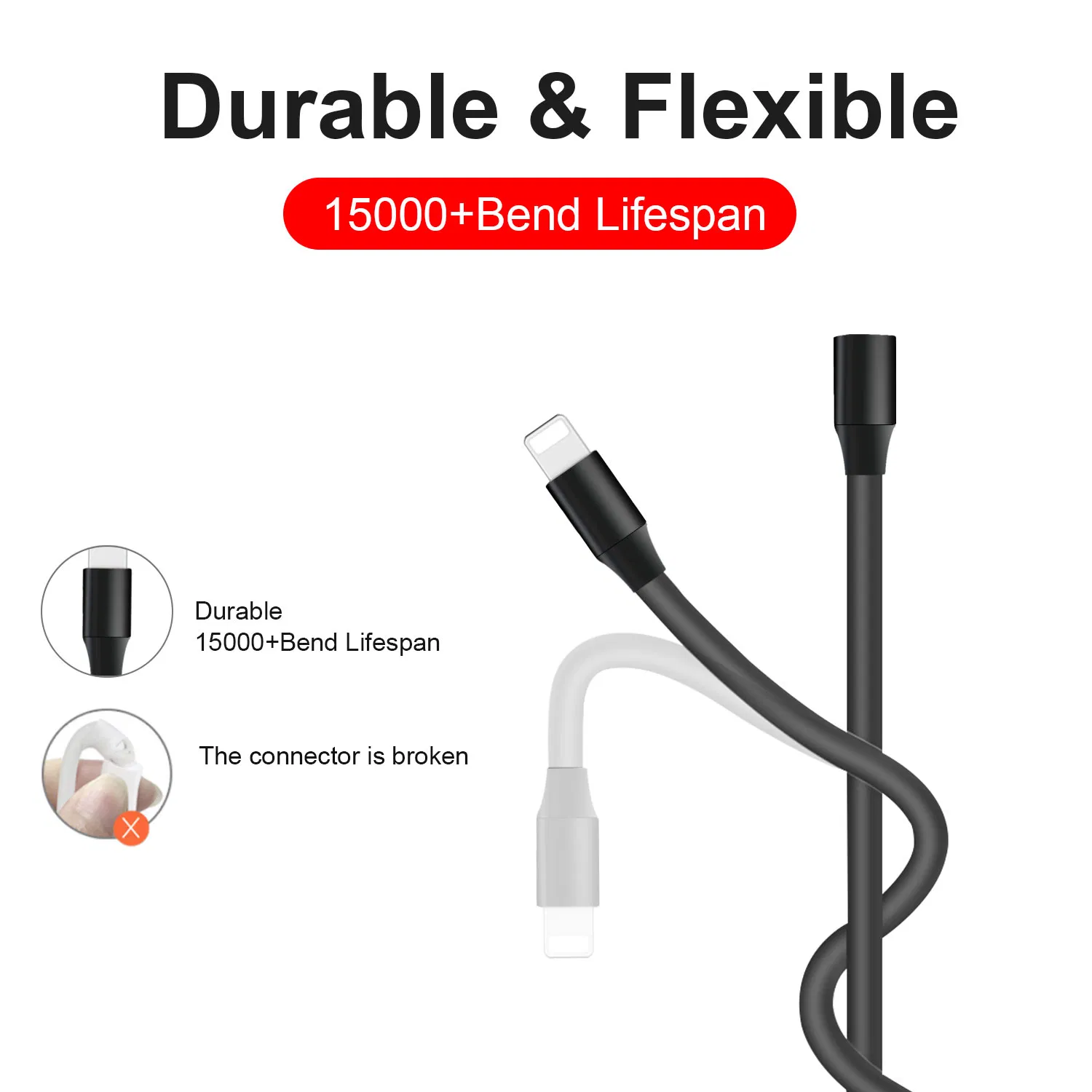 High Speed USB Data Cable Fast Charging Durable TPE Cord with Strong Bend Resistance for Smartphones Tablets and Various Devices