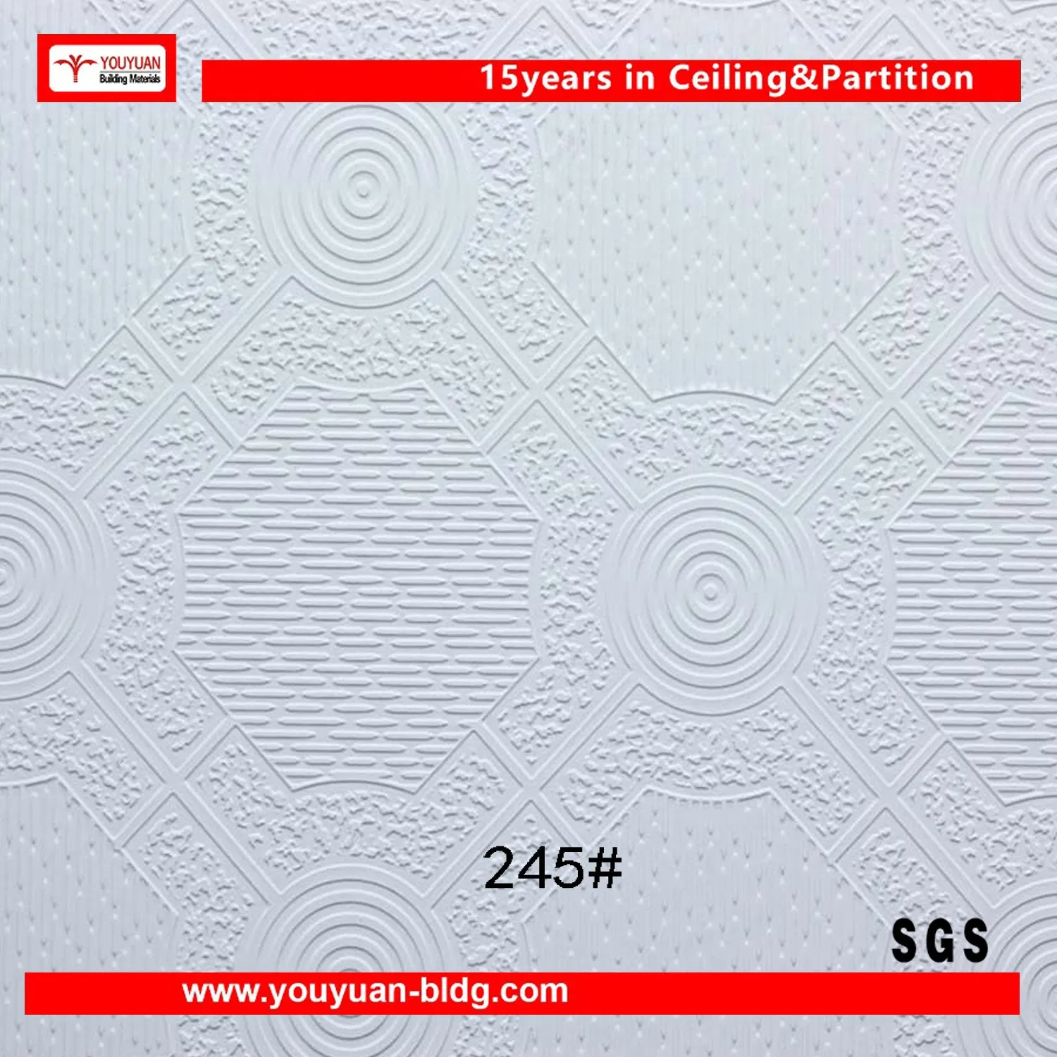 PVC Laminated Ceiling Board Plastic Ceiling Design Panel