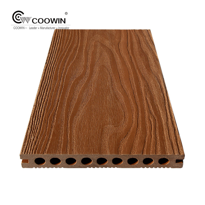 Anti-UV Outdoor Deck Plastic Wood Timber Decking Floor 200X25mm