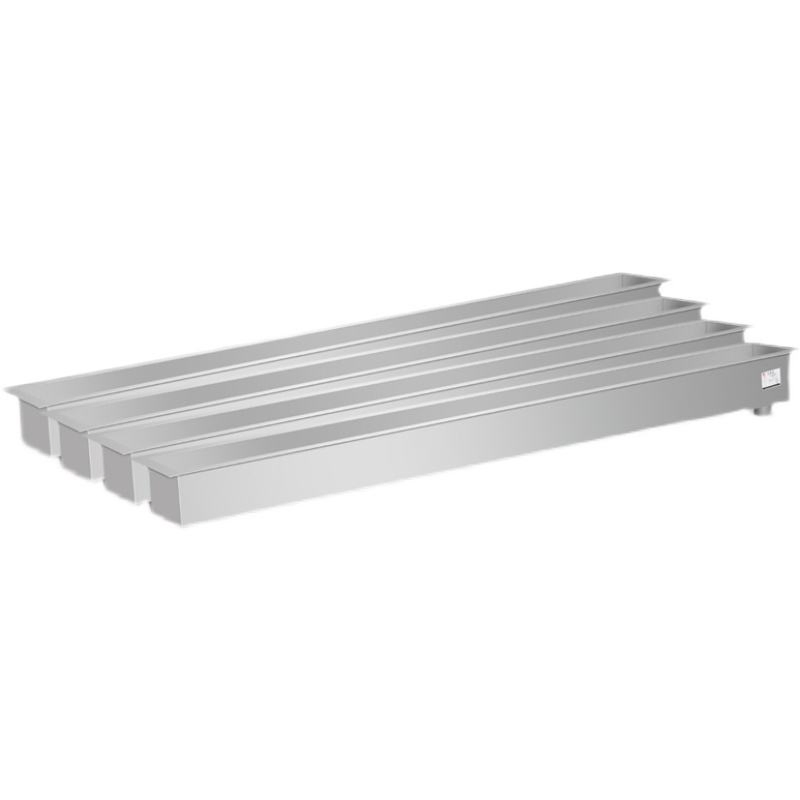 Customization Bathroom Long Metal Urinal Stainless Steel Floor Mount Urinal Trough