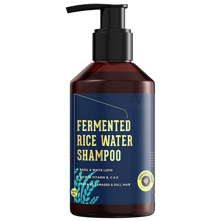 OEM Custom Premium Rice Water Shampoo for Thicker & Fuller Hair