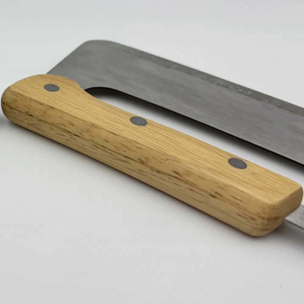 Stainless Steel and Acacia Wood Pizza Cutter Vegetable Chopper Vegetable Slicer