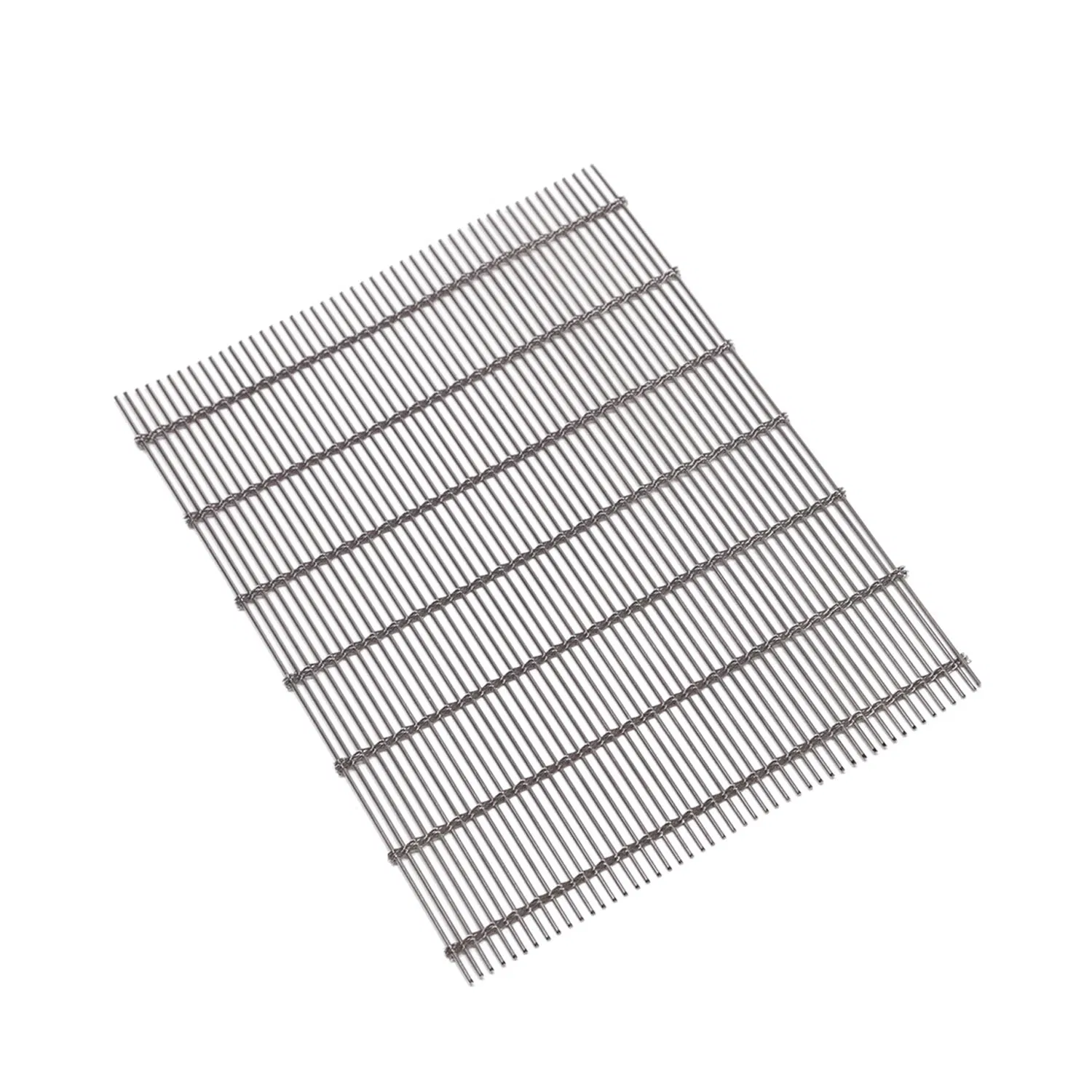 316 Stainless Steel Woven Wire Mesh Decorative Metal Grilles for Cabinet Doors