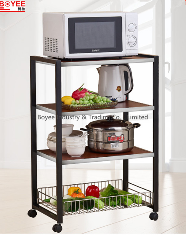 Factory Powder Coated Iron Home Storage Wire Shelf