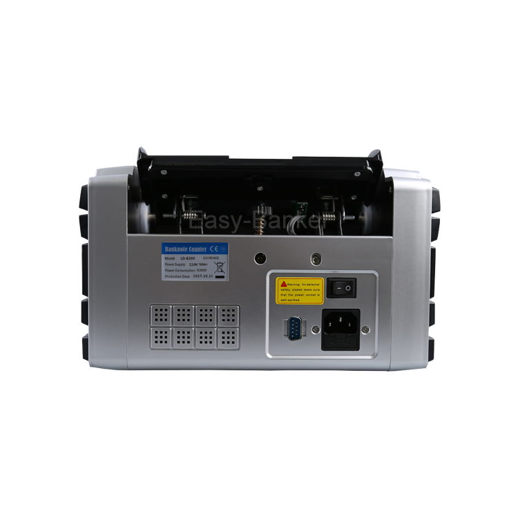 LD-6200 Automatic Euro and Dollar Banknote Counter Machine Money Detector and Display Function