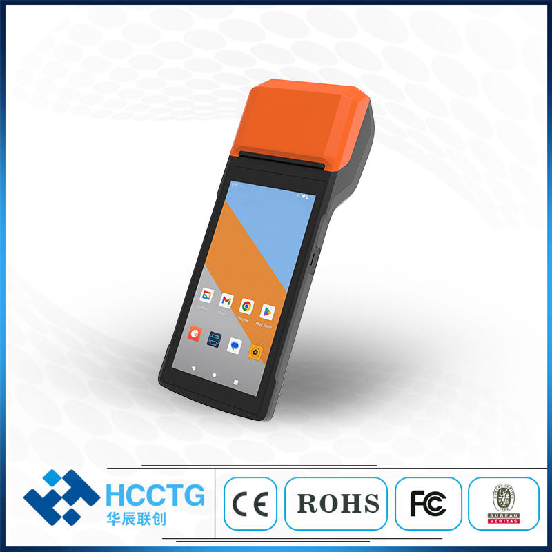 WiFi 4G Android Touch Screen Handheld POS Parking Ticket Machine with Thermal Printer R330