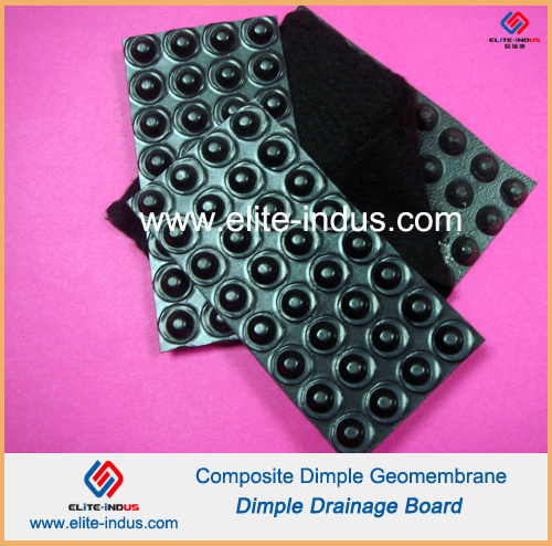 HDPE Dimple Drainage Board with Non Woven Geofabric
