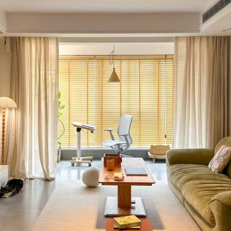 Solid Paulownia Wood Blinds Window Venetian Blinds Slats for Window Privacy