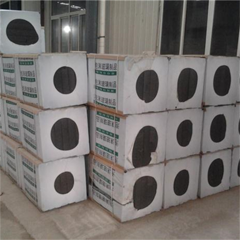 Closed Cell Rigid Foamglass Foam Cellular Glass Slabs Cold Storage Insulation Material Board/Pipe/Bend/Tube